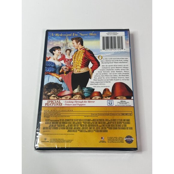 Mirror Mirror DVD Julia Roberts Lily Collins Family Fantasy Comedy - Picture 2 of 4